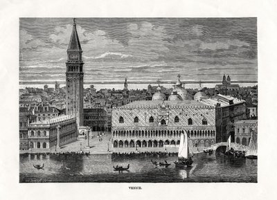 Venedik, İtalya, 1879 by Charles Barbant
