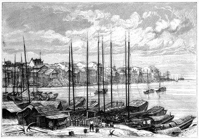 Vuhan, Çin, 1895. by Charles Barbant