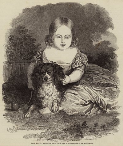 Ekselansları Prenses Alice by Charles Baugniet