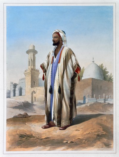 Haba giymiş bir adam, 1848 by Charles Bour