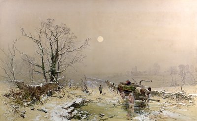 kış sahnesi by Charles Branwhite