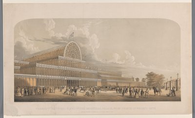 Gezicht op het Crystal Palace Galler Prensi Kapısı