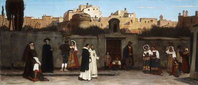 Roma Sokak Manzarası, 1872 by Charles Caryl Coleman