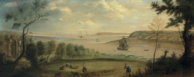 Broke Hall, Suffolk arazisinde dinlenen bir gezgin by Charles Catton