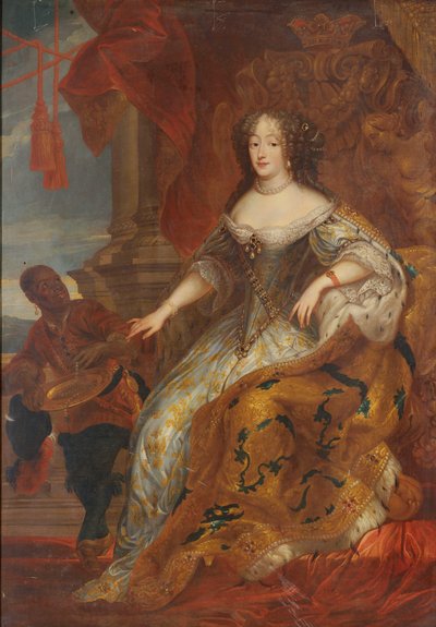 Marie Jeanne Baptiste 1644-1724, Savoy Düşesi, 17. yüzyıl. by Charles Claude Dauphin