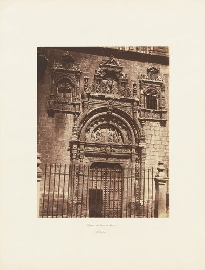 Kutsal Haç Kapısı, Toledo by Charles Clifford