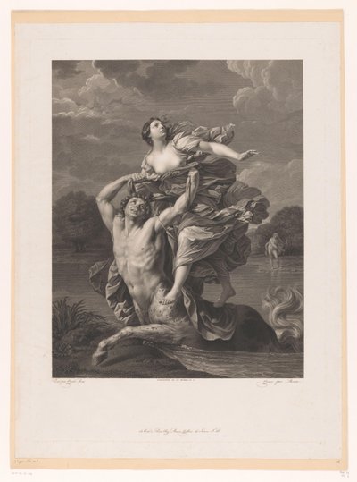 Deianeira'nın Nessos tarafından kaçırılması by Charles Clément Bervic
