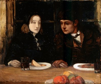Veda Yemeği, Deniz Emekçileri, 1897. by Charles Cottet