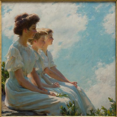 Yükseklerde by Charles Courtney Curran