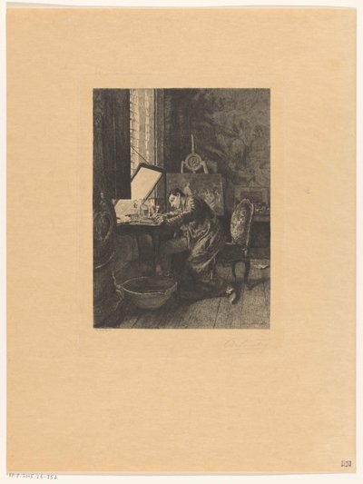 kazıyıcı iş başında by Charles Courtry (signed by artist)