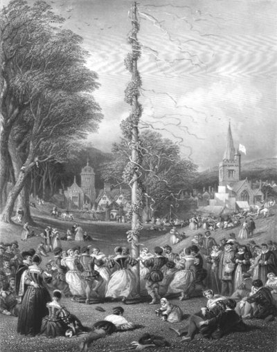 Mayıs direği, 1866 by Charles Cousen