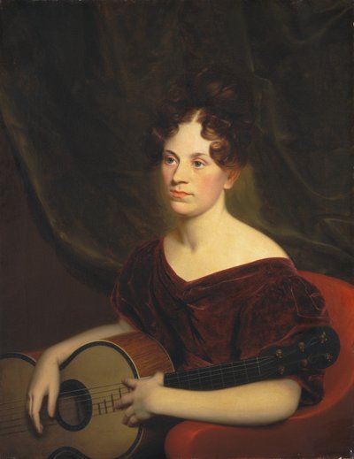 Cora Livingston, c. 1833. by Charles Cromwell Ingham