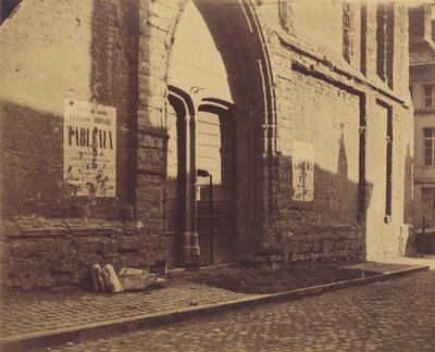 [Predikheevenkerk Kapısı, Ghent, Belçika], yaklaşık 1858. by Charles D