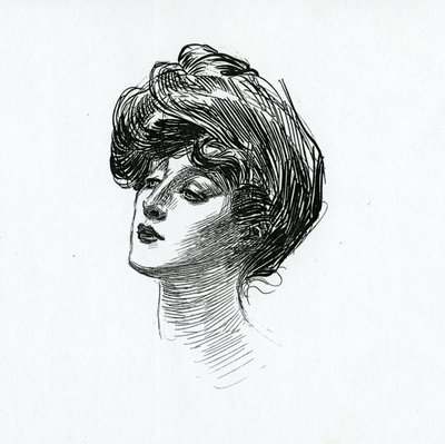 Bir Gibson Kızı, c.1902 by Charles Dana Gibson