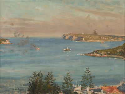 Şehrin Kuzeyinden Sidney Kafalarına Bakış (gemide petrol) by Charles David Jones Bryant