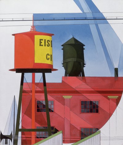 Binaların Soyutlanması, Lancaster, 1931 by Charles Demuth