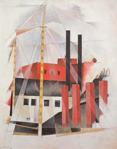 Piyano Taşımacılığı Tatili, 1919 by Charles Demuth