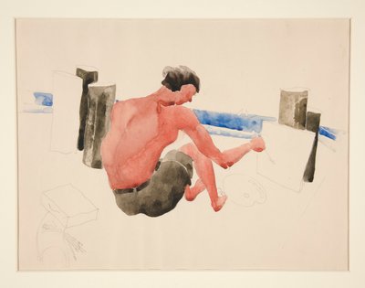 Sahilde Eskiz Sanatçısı by Charles Demuth