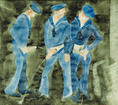üç denizci by Charles Demuth