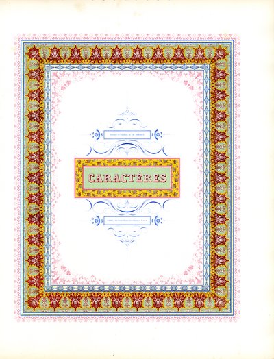 Muhteşem Kromolitografik Çerçeve (baskı) by Charles Derriey