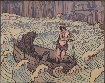 Charon, yaklaşık 1896. by Charles Doudelet