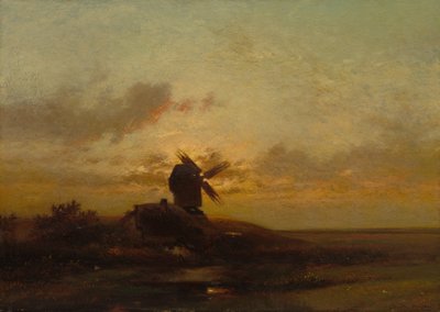 Yel Değirmeni, 1850'lerin sonu (kumaş üzerine yağlıboya) by Charles Duprez