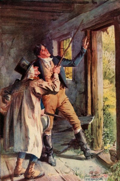 Paslı Demir Zımbayı Gösterdi, 1928. by Charles Edmund Brock