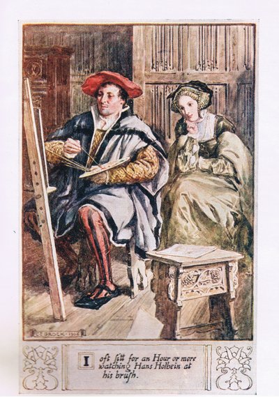 Fırçasının başında Hans Holbein