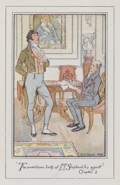 İkna için İllüstrasyon (renkli taş) by Charles Edmund Brock