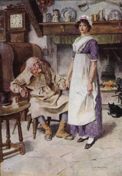 The Broad Highway a Romance of Kent için İllüstrasyon by Charles Edmund Brock
