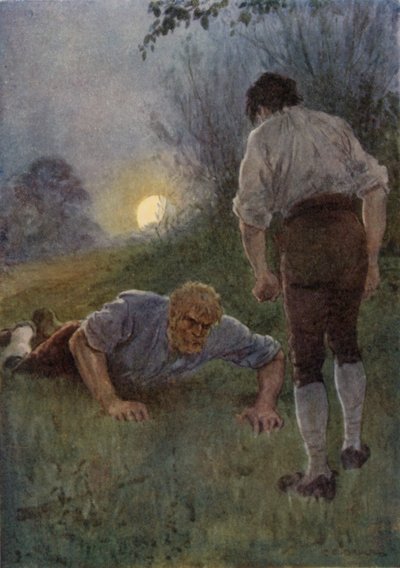 The Broad Highway a Romance of Kent için İllüstrasyon by Charles Edmund Brock