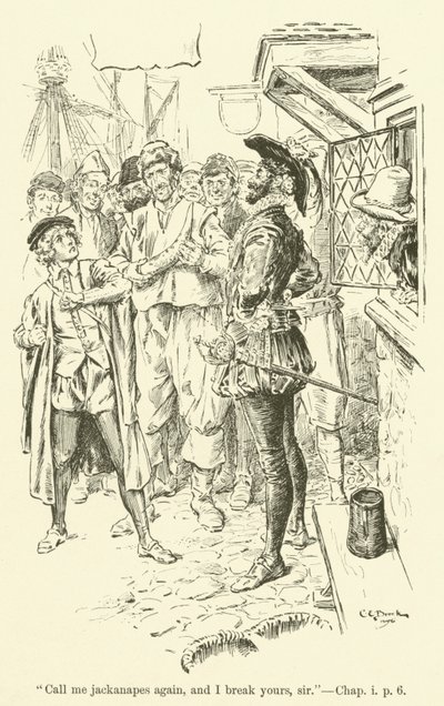 Batıya doğru Ho! Charles Kingsley tarafından (gravür) by Charles Edmund Brock