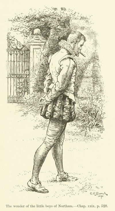 Batıya doğru Ho! Charles Kingsley tarafından (gravür) by Charles Edmund Brock