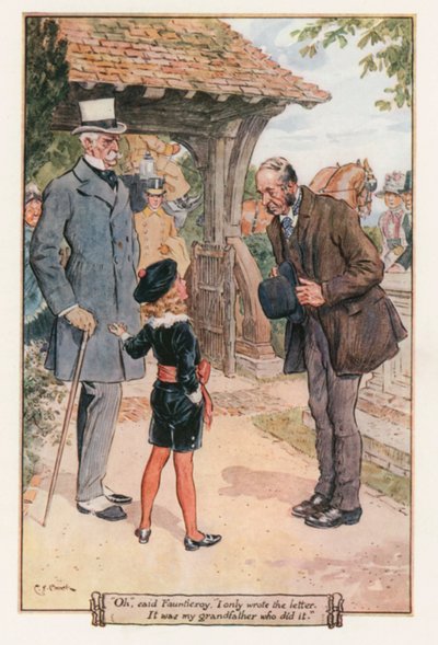 Küçük Lord Fauntleroy, Frances Hodgson Burnett by Charles Edmund Brock