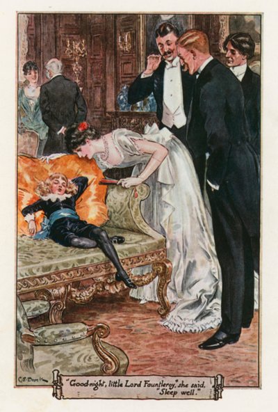 Küçük Lord Fauntleroy, Frances Hodgson Burnett by Charles Edmund Brock