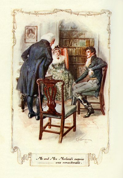 Bay ve Bayan Morlands sürprizi ......önemli idi, 1907 (resim) by Charles Edmund Brock