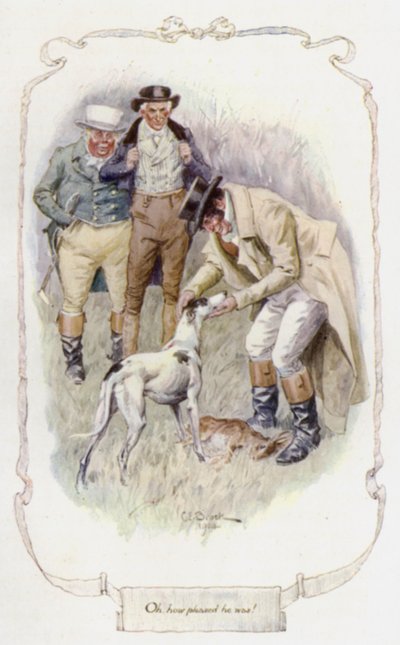 Ey! ne kadar memnundu (renkli taş) by Charles Edmund Brock
