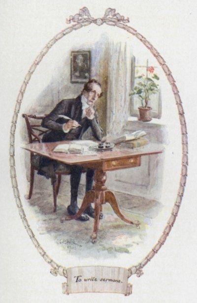 Vaaz yazmak (renkli taş) by Charles Edmund Brock
