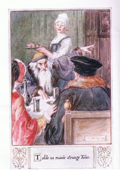 Bize tuhaf hikayeler anlattı by Charles Edmund Brock