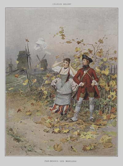 Değirmenlerin Üzerinde! by Charles Edouard Delort