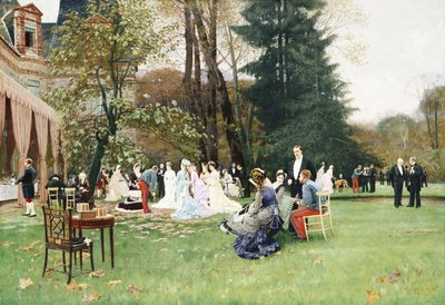 Düğün, Fontainebleau; Düğün, Fontainebleau, by Charles Edouard Delort