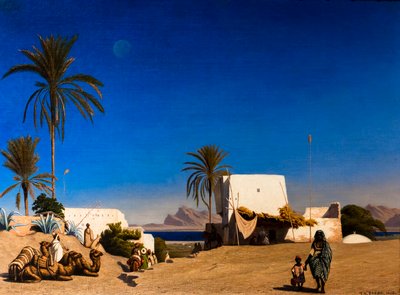 Cezayir manzarası by Charles Edouard Frere