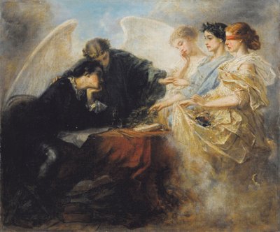 Kavşaktaki Genç Adam, 1856 by Charles Edouard de Beaumont
