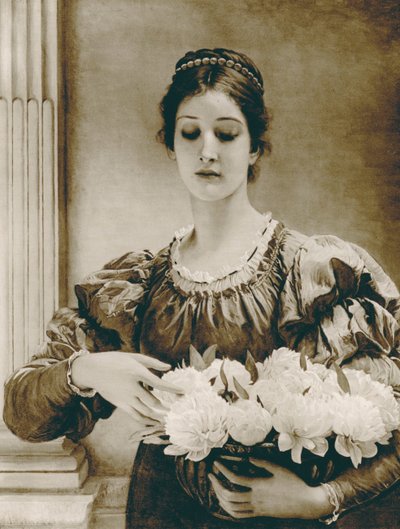 Şakayık (fotogravür) by Charles Edward (after) Perugini