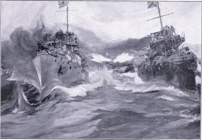 Muhripler arasında bir kavga, Cassells Tarihi Rus-Japon Savaşı Cilt 1, c.1900