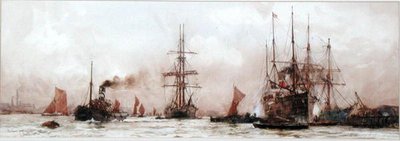 Alt Havuz, Londra by Charles Edward Dixon