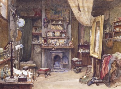 Sanatçının Atölyesi, 1885 by Charles Edward Holloway
