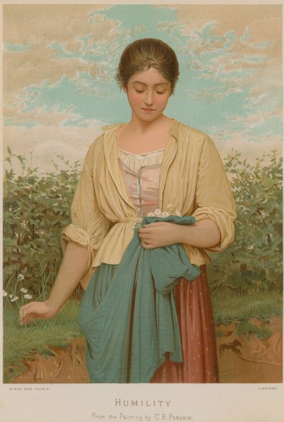 tevazu by Charles Edward Perugini
