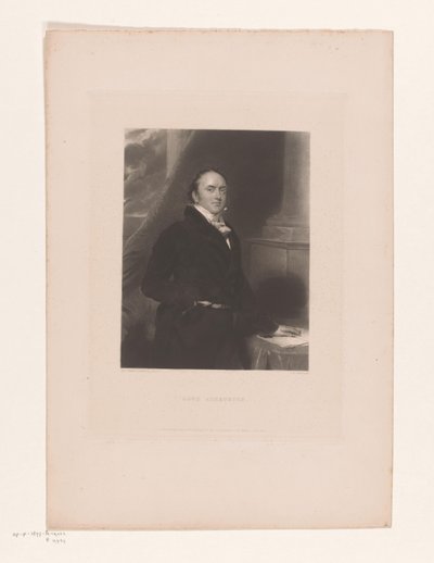 Portret van Alexander Baring Lord Ashburton (nesnedeki başlık) by Charles Edward Wagstaff