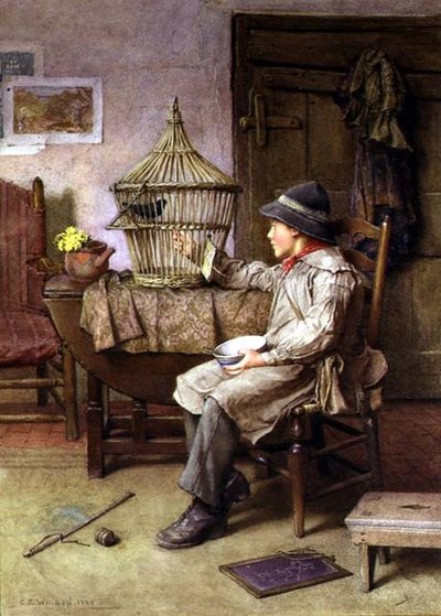 Kahvaltı zamanı by Charles Edward Wilson